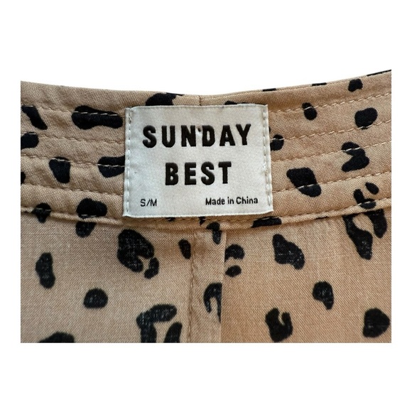 Aritzia | Sunday Best Cosima Kimono Leopard Print - Size Small / Medium - Picture 7 of 11